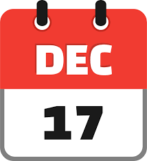 Saturday, December 17th